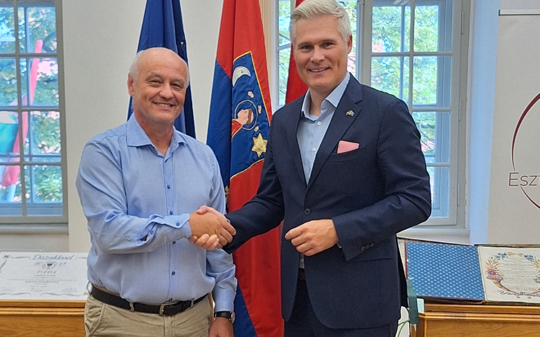 Schwetzingens Oberbürgermeister Matthias Steffan zu Antrittsbesuch in Partnerstadt Pápa