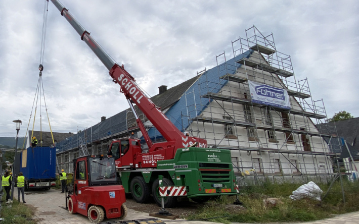 Beachhalle auf dem Hospital-Areal