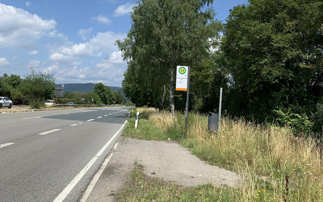 Barrierefreie Umgestaltung der Bushaltestellen „Grasweg“ und „Pleikartsförster Hof“