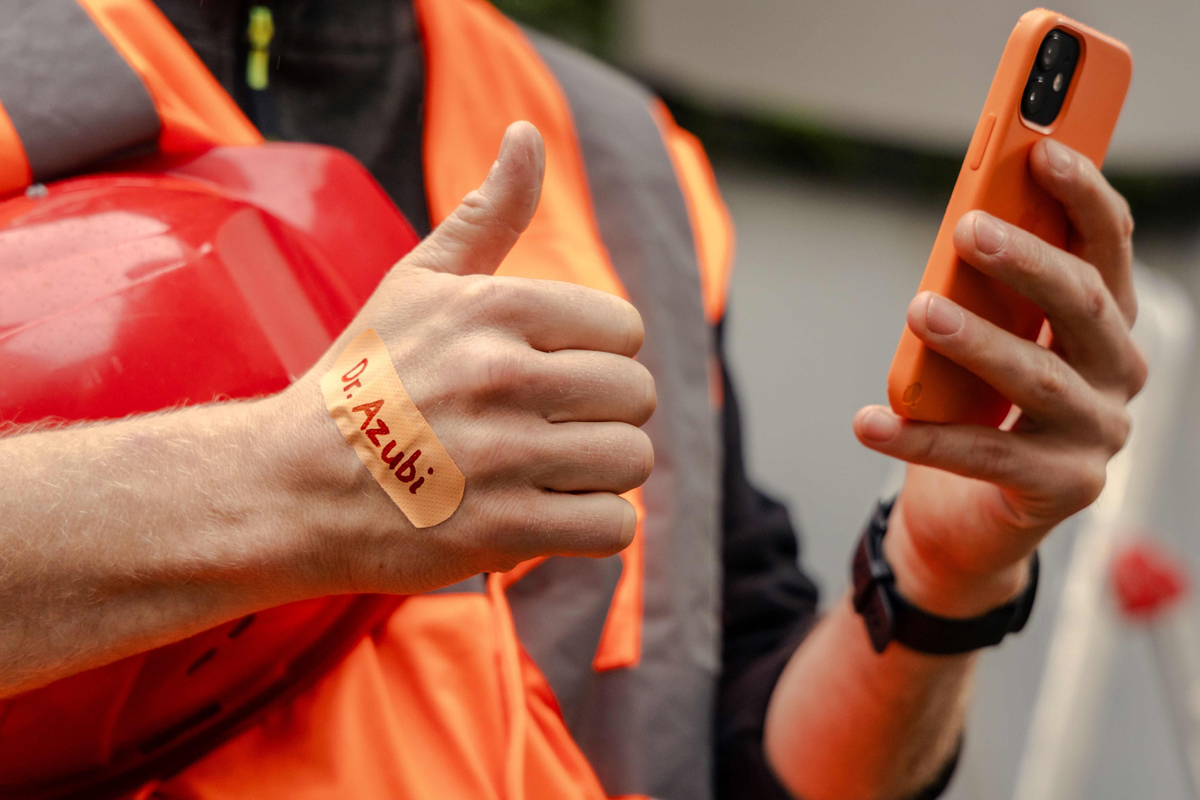 Dr-Azubi-Pflaster IG BAU