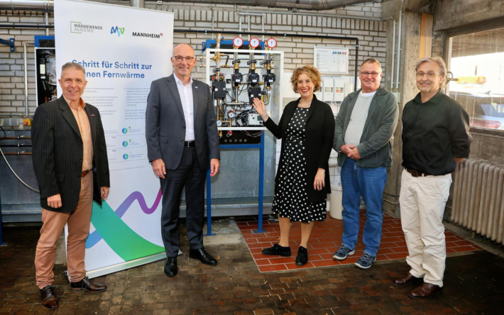 Fernwärmeübergabestationen an Mannheimer Bildungsstätten übergeben