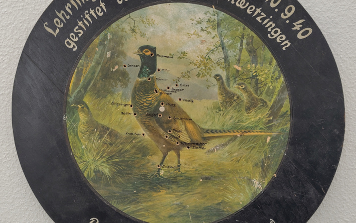 Museum frei Haus: Schießscheibe des Reichsbahnausbesserungswerks Schwetzingen im November im Fokus