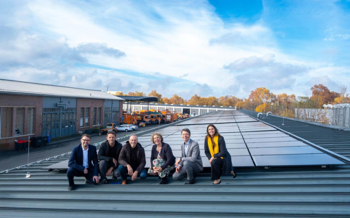 Zweitgrößte städtische Photovoltaik-Anlage nimmt Betrieb auf