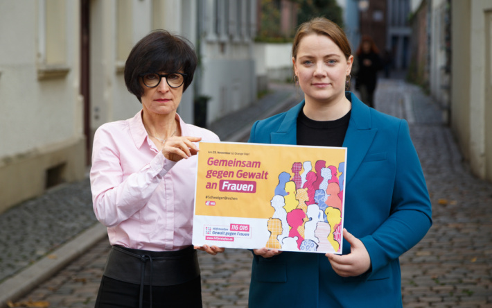 Heidelberg beteiligt sich an „Orange the World“ gegen Gewalt an Frauen