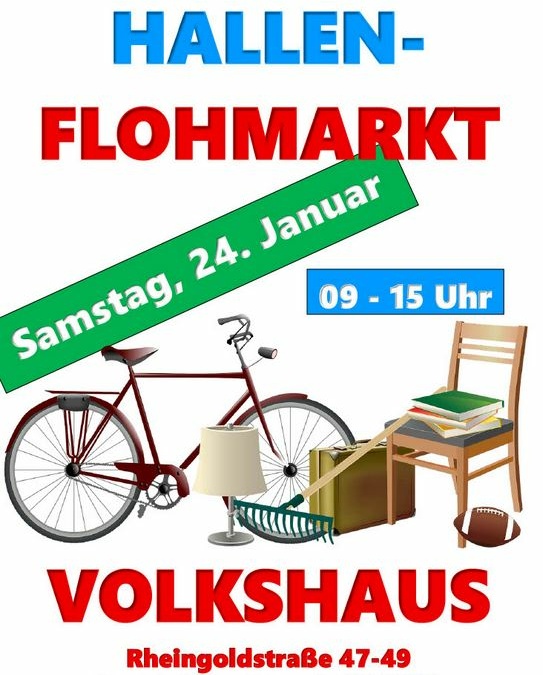 Großer Hallenflohmarkt kehrt ins Volkshaus Neckarau zurück