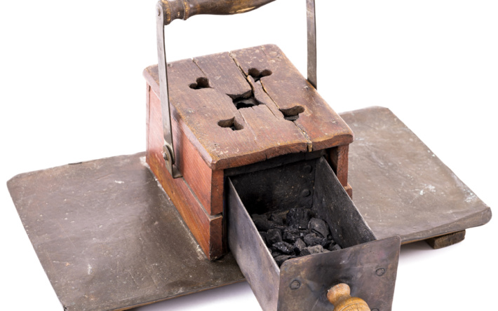 Fußheizer aus dem 19. Jahrhundert