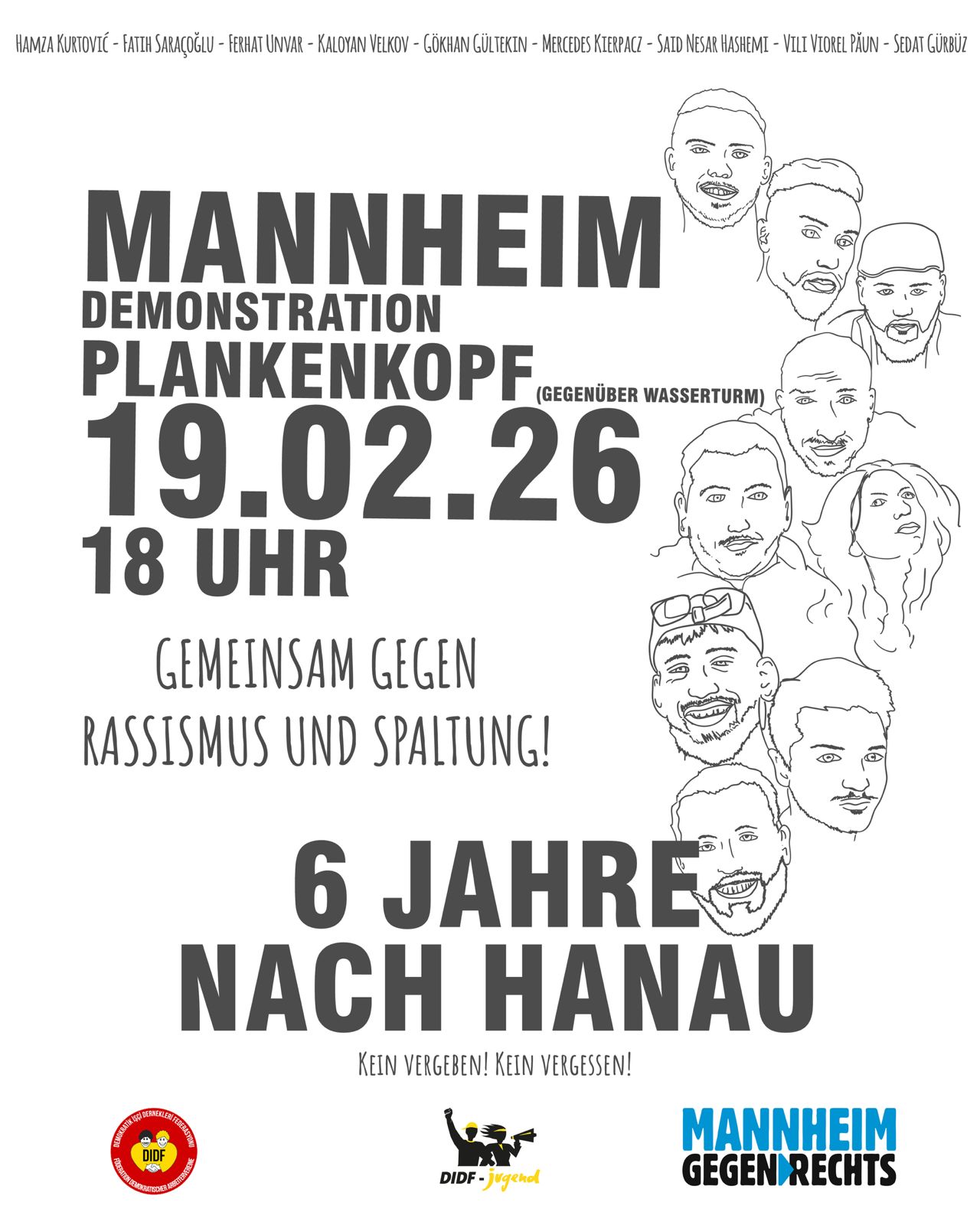 2026-02-19 Hanau-Gedenken-Mannheim Demonstration
