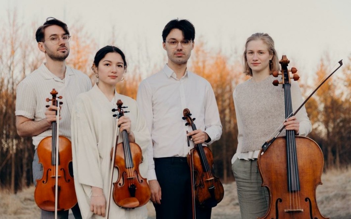 Novo Quartet gastiert in der Aula der Hans-Freudenberg-Schule