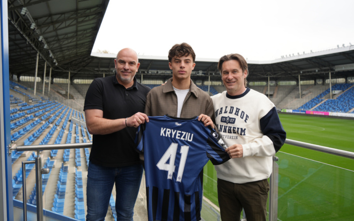 Denis Kryeziu verlängert seinen Vertrag beim SV Waldhof