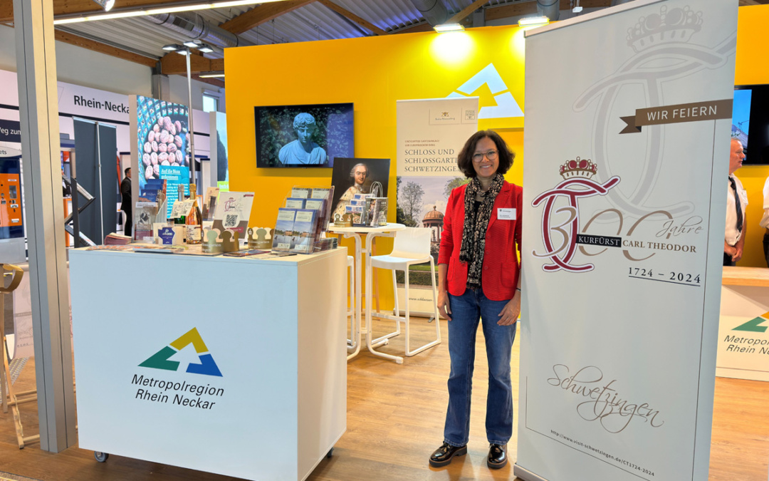 Stadt und Schloss Schwetzingen gemeinsam auf dem Maimarkt Mannheim