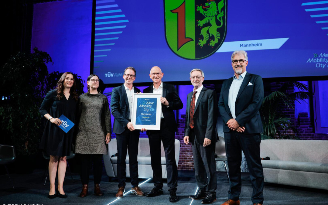 Mannheim gewinnt Award „New Mobility City 2026“