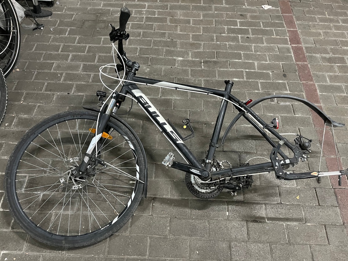 Aufgefundenes Mountain-Bike der Marke Bulls