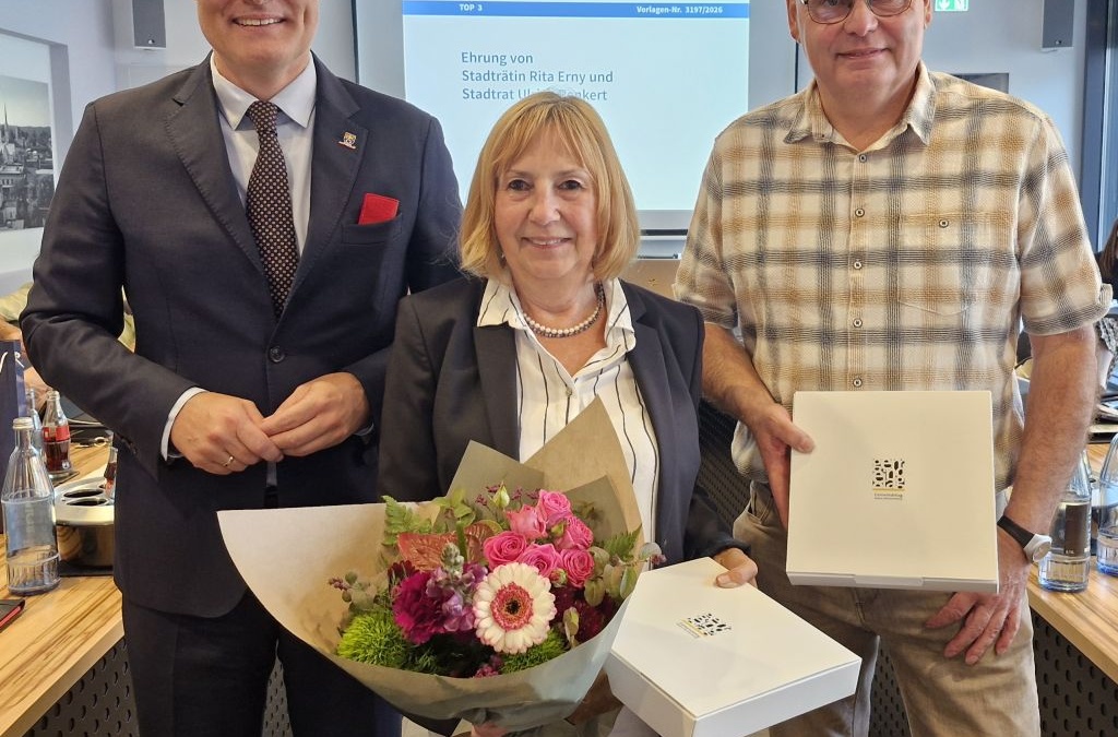 Zehn Jahre kommunalpolitisches Engagement gewürdigt